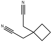 1,1-Cyclobutanediacetonitrile Struktur