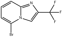 Imidazo[1,2-a]pyridine, 5-bromo-2-(trifluoromethyl)- Struktur