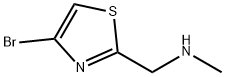 (4-bromothiazol-2-yl)-N-methylmethanamine Struktur