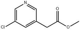 3-Pyridineacetic acid, 5-chloro-, methyl ester Struktur