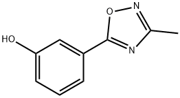 3-(3-methyl-1,2,4-oxadiazol-5-yl)phenol(SALTDATA: FREE) Struktur