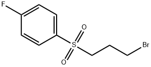 1-(3-bromopropanesulfonyl)-4-fluorobenzene Struktur