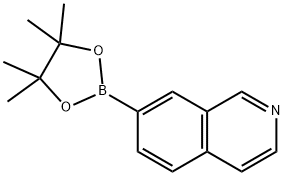 7-(4,4,5,5-TETRAMETHYL-1,3,2-DIOXABOROLAN-2-YL)ISOQUINOLINE Struktur