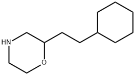 Morpholine,2-(2-cyclohexylethyl)- Struktur