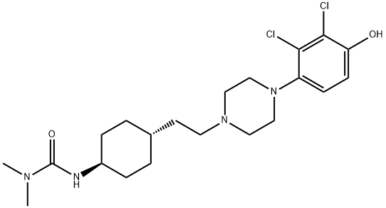 Hydroxy Cariprazine Struktur