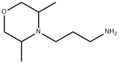 4-Morpholinepropanamine, 3,5-dimethyl- Struktur