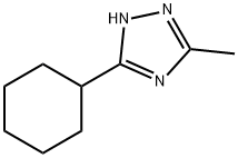 5-Cyclohexyl-3-methyl-1H-1,2,4-triazole Struktur