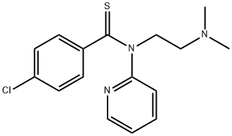 Benzenecarbothioamide, 4-chloro-N-[2-(dimethylamino)ethyl]-N-2-pyridinyl- Struktur