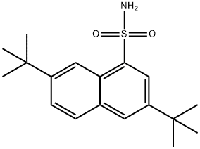 3,7-Di-tert-butylnaphthalene-1-sulfonamide Struktur