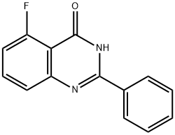 4(3H)-Quinazolinone, 5-fluoro-2-phenyl- Struktur