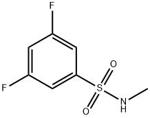 Benzenesulfonamide, 3,5-difluoro-N-methyl- Struktur