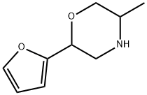 Morpholine, 2-(2-furanyl)-5-methyl- Struktur