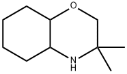 2H-1,4-Benzoxazine, octahydro-3,3-dimethyl- Struktur