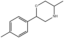 Morpholine,5-methyl-2-(4-methylphenyl)- Struktur