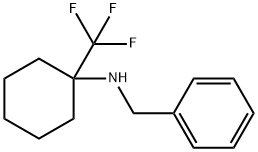 N-Menzyl-1-(trifluoromethyl)cyclohexan-1-amine Struktur