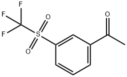 3-(Trifluoromethylsulfonyl)acetophenone Struktur