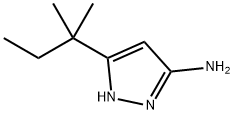 1H-Pyrazol-3-amine, 5-(1,1-dimethylpropyl)- Struktur