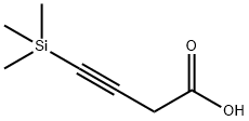 4-(trimethylsilyl)but-3-ynoic acid Struktur