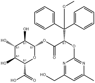 4-Hydroxymethyl Ambrisentan Acyl Glucuronide Struktur