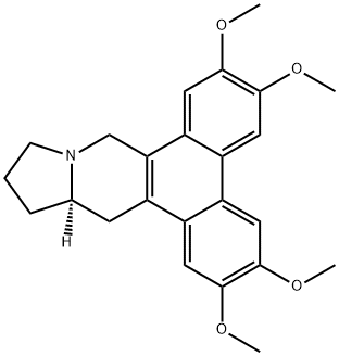 Dibenzo[f,h]pyrrolo[1,2-b]isoquinoline, 9,11,12,13,13a,14-hexahydro-2,3,6,7-tetramethoxy-, (13aR)- Struktur