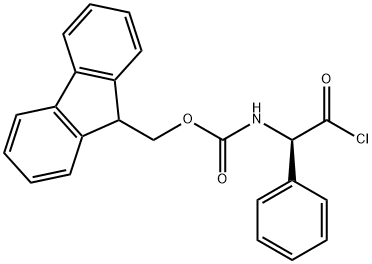 Fmoc-D-Phg-Cl Struktur