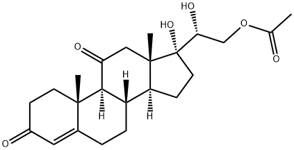 20β-Dihydrocortisone O-Acetate Struktur