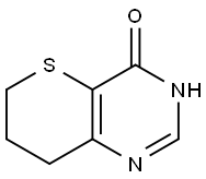 7,8-Dihydro-3H-thiopyrano[3,2-d]pyrimidin-4(6H)-one Struktur