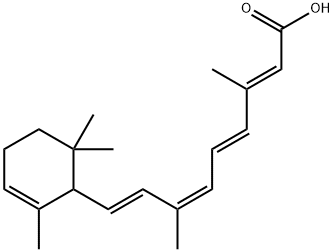 Retinoic acid,4,5-didehdro-5,6-dihydro,9-cis- Struktur