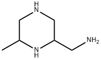 2-Piperazinemethanamine, 6-methyl- Struktur