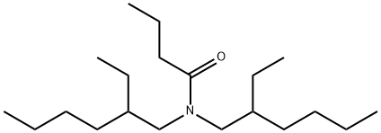 N,N-Bis(2-ethylhexyl)butyramide Struktur