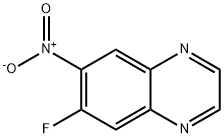 6-fluoro-7-nitroquinoxaline Struktur