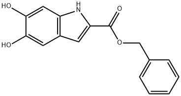 1H-Indole-2-carboxylic acid, 5,6-dihydroxy-, phenylmethyl ester