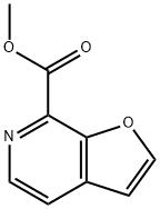 methyl furo[2,3-c]pyridine-7-carboxylate Struktur