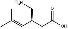 Pregabalin impurity 11/(S)-4,5-Dehydro Pregabalin/(3S)-3-(Aminomethyl)-5-methyl-4-hexenoic acid Struktur