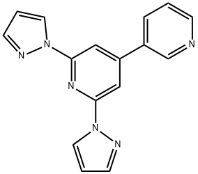 2',6'-di(1H-pyrazol-1-yl)-3,4'-bipyridine Struktur