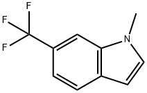 1H-Indole, 1-methyl-6-(trifluoromethyl)- Struktur