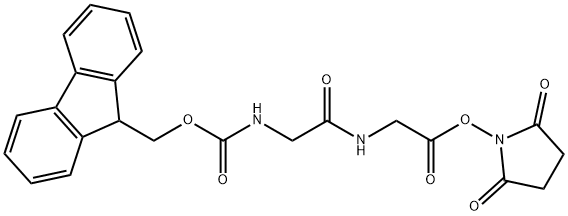 Fmoc-Gly-Gly-Osu Struktur