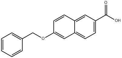 6-(Benzyloxy)-2-naphthoic acid Struktur