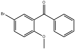 Methanone, (5-bromo-2-methoxyphenyl)phenyl- Struktur