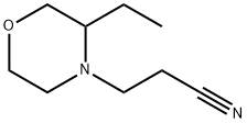 4-Morpholinepropanenitrile,3-ethyl- Struktur