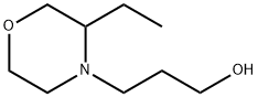 4-Morpholinepropanol, 3-ethyl- Struktur