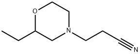 4-Morpholinepropanenitrile,2-ethyl- Struktur