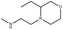 4-Morpholineethanamine,3-ethyl-N-methyl- Struktur