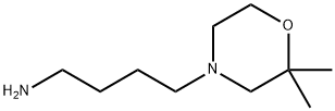 4-Morpholinebutanamine, 2,2-dimethyl Struktur