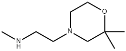 4-Morpholineethanamine,N,2,2-trimethyl- Struktur