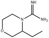 4-Morpholinecarboximidamide, 3-ethyl- Struktur