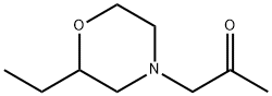 2-Propanone, 1-(2-ethyl-4-morpholinyl)- Struktur