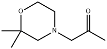 2-Propanone,1-(2,2-dimethyl-4-morpholinyl)- Struktur