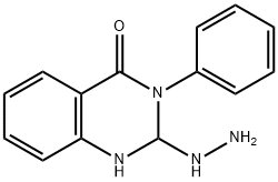 2-Hydrazino-3-phenyl-2,3-dihydro-1H-quinazolin-4-one Struktur