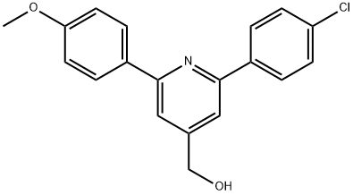 JR-9145, (2-(4-Chlorophenyl)-6-(4-methoxyphenyl)pyridin-4-yl)methanol, 97% Struktur